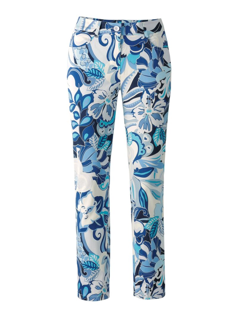 heine Pantaloni  albastru / azur / albastru deschis / alb