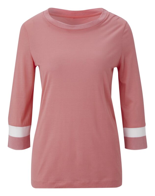 heine Tricou  rosé / alb