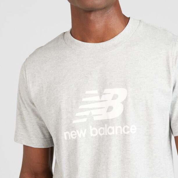 Preţ new balance Tricou  gri amestecat / alb