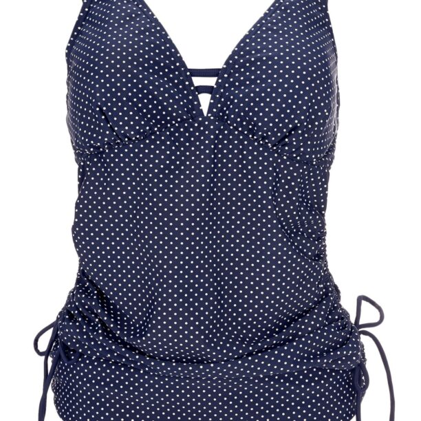 petit amour Costum de baie Tankini 'AVA'  bleumarin / alb