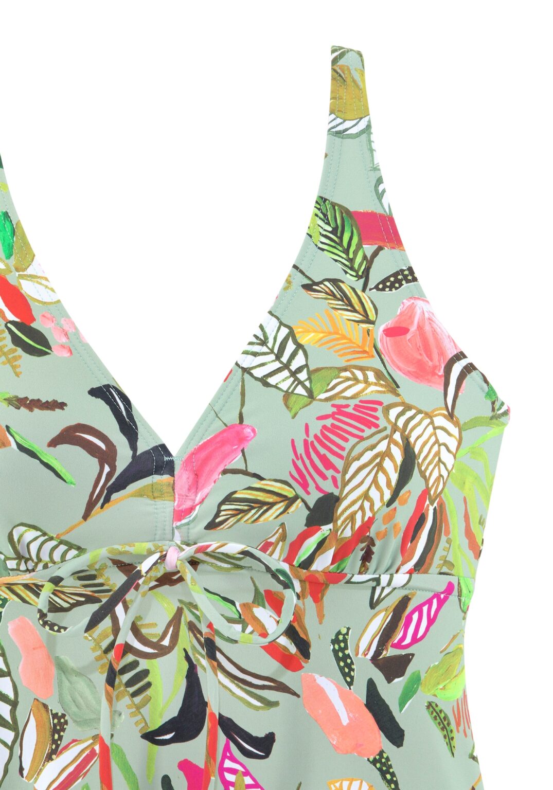 s.Oliver Costum de baie Tankini 'Herbst'  oliv / roz / sângeriu / negru