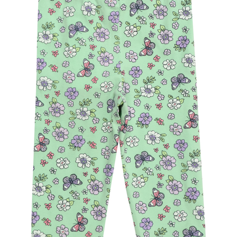 s.Oliver Leggings  verde deschis / lila / roz / alb murdar