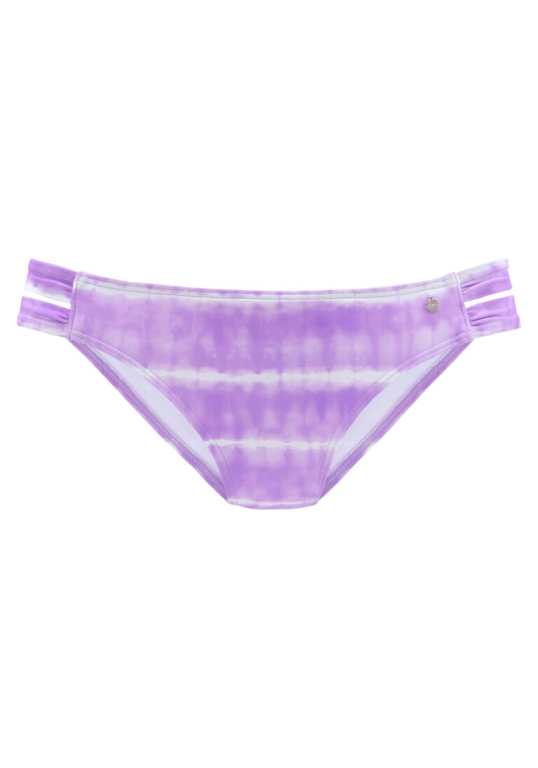 s.Oliver Slip costum de baie  lila / alb