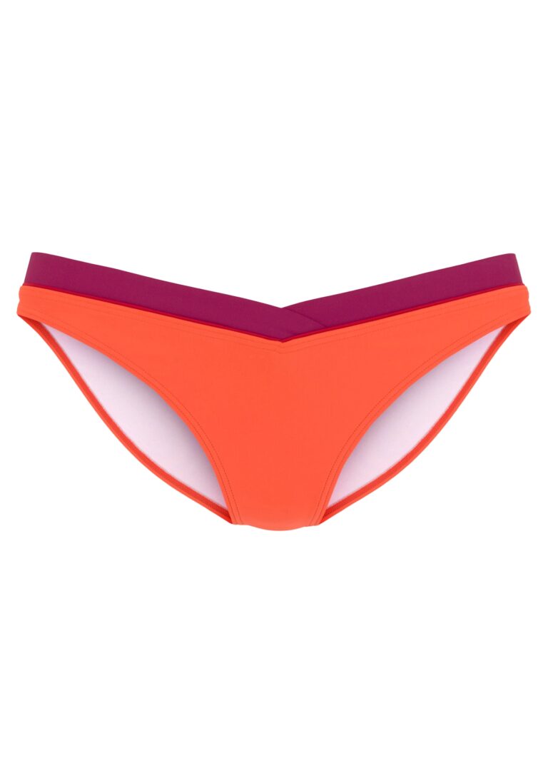 s.Oliver Slip costum de baie  portocaliu / fucsia