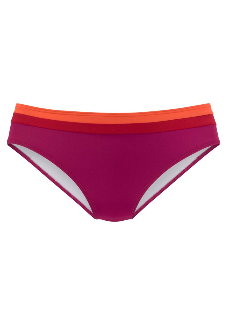 s.Oliver Slip costum de baie  portocaliu / fucsia / roșu