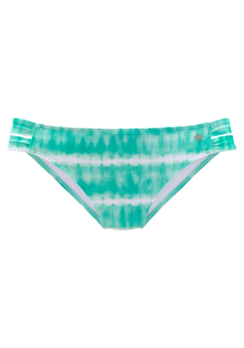 s.Oliver Slip costum de baie  verde / alb