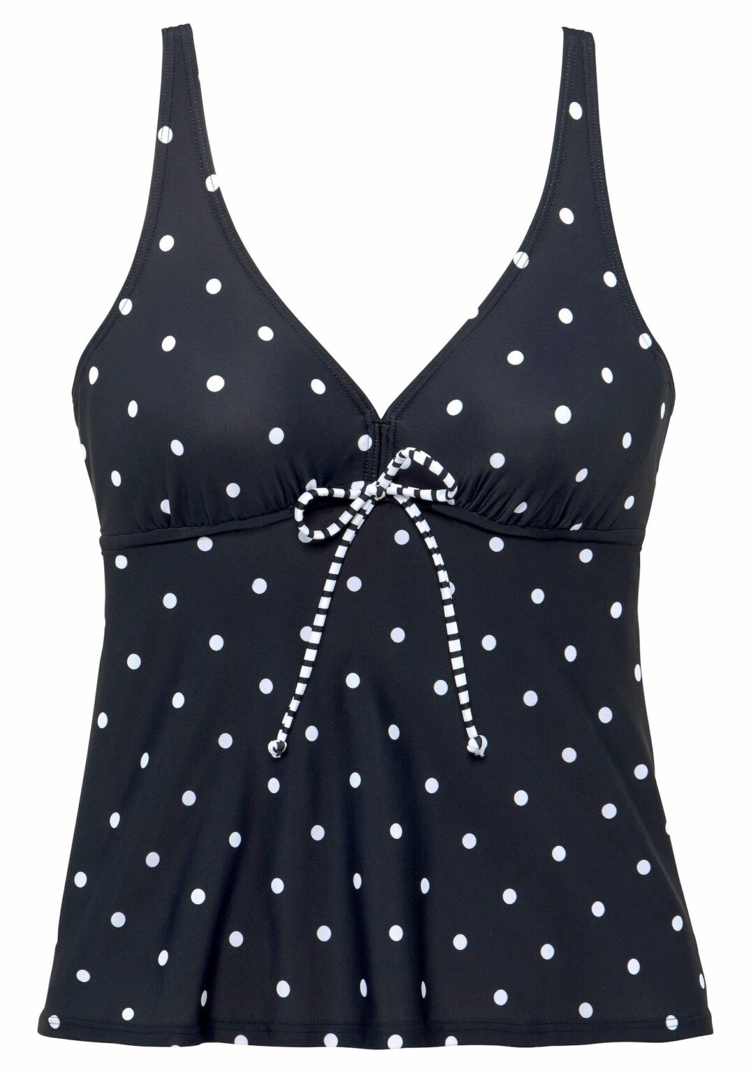 s.Oliver Tankini top 'Audrey'  negru / alb