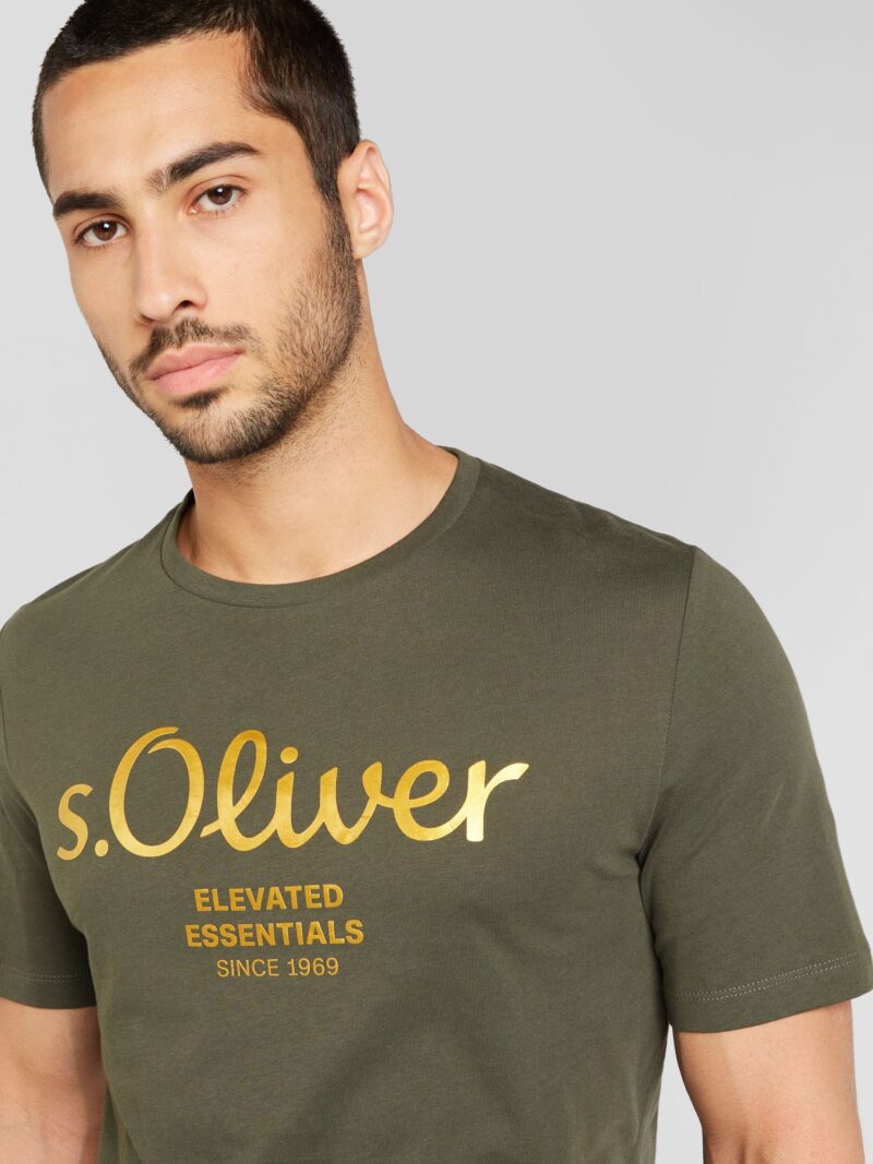 s.Oliver Tricou  auriu / kaki