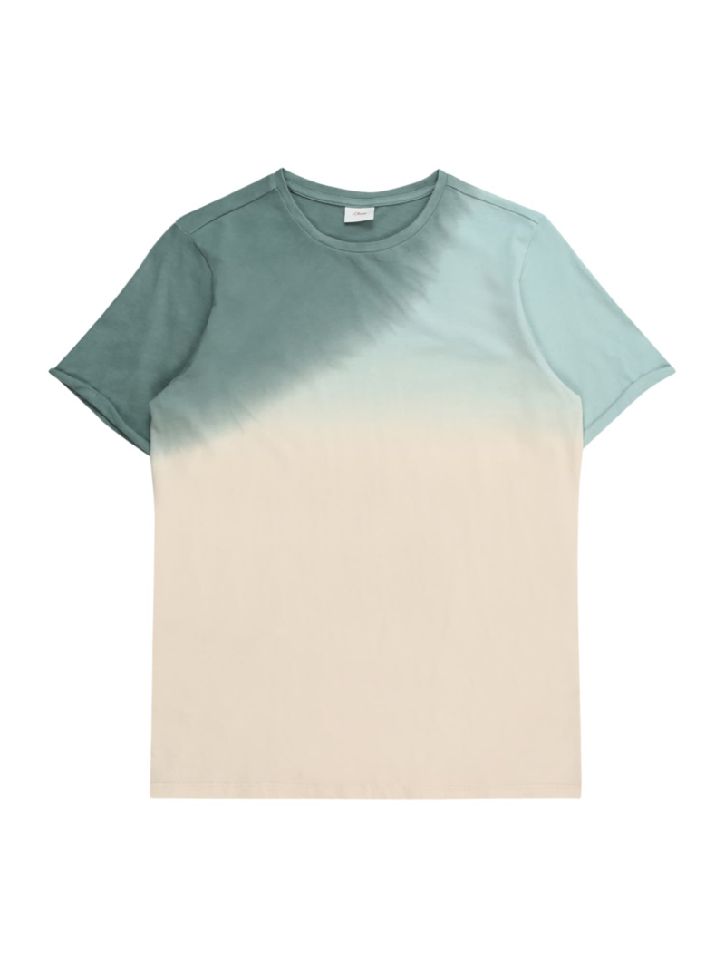 s.Oliver Tricou  crem / opal / albastru deschis