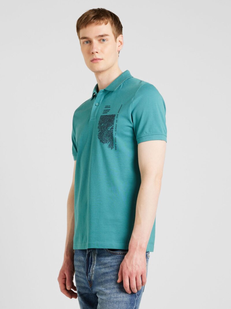 s.Oliver Tricou  cyan / negru