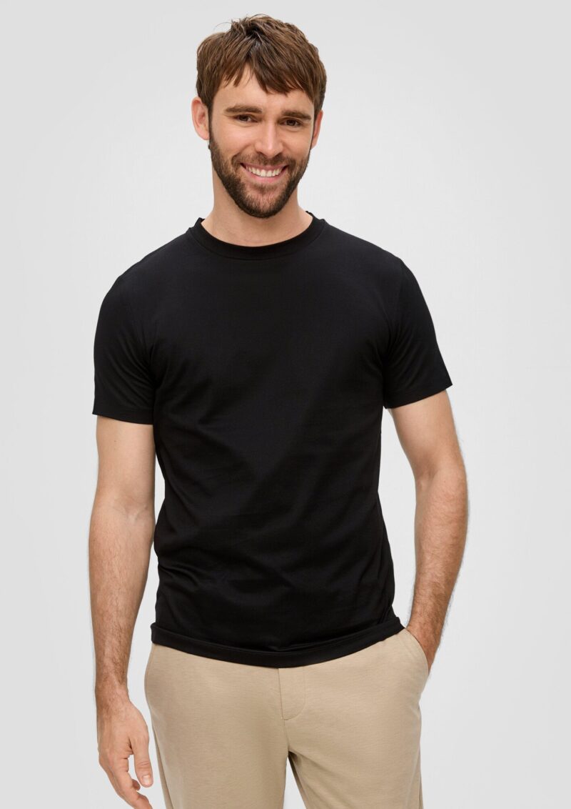 Cumpăra s.Oliver BLACK LABEL Tricou  negru