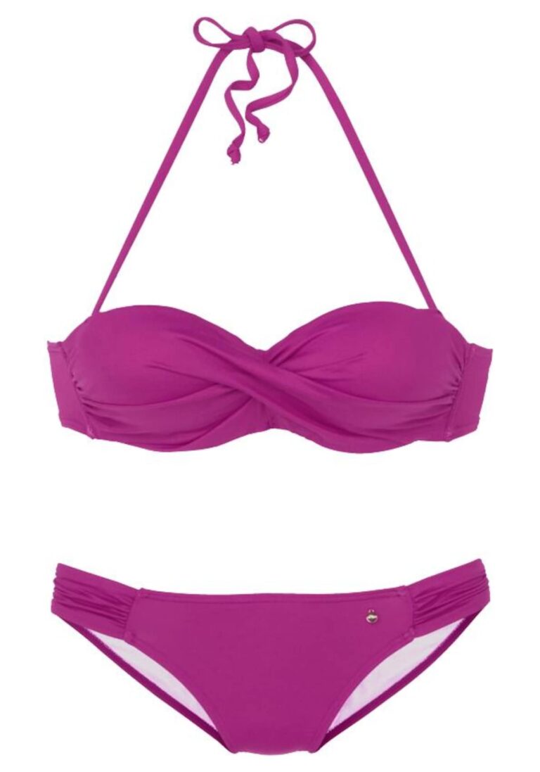 s.Oliver Costum de baie două piese  fucsia