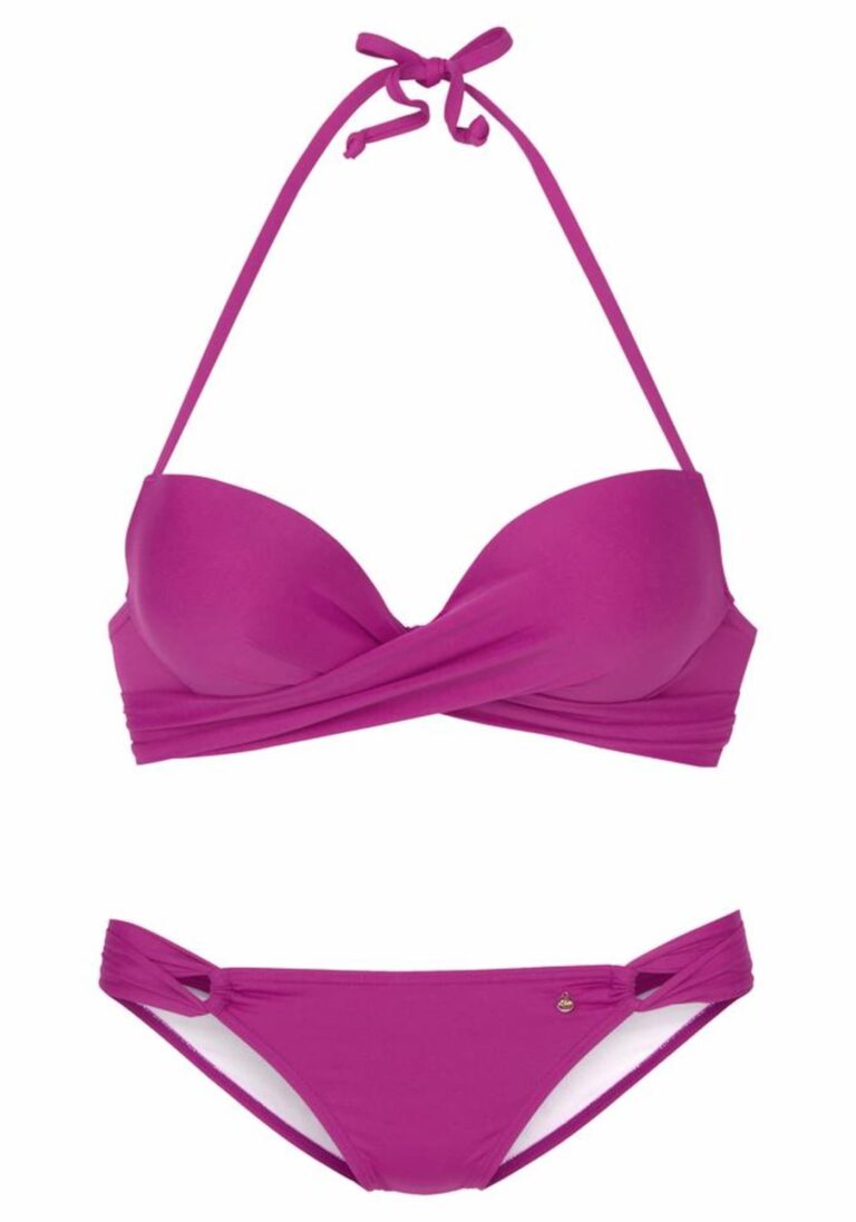 s.Oliver Costum de baie două piese  fucsia