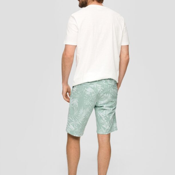 Original s.Oliver Pantaloni  verde pastel / alb