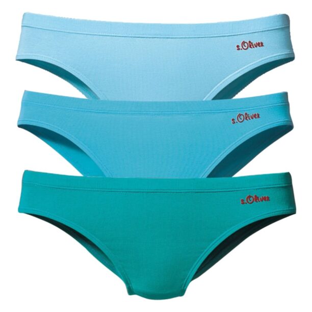 s.Oliver Slip  albastru regal / albastru deschis / verde petrol