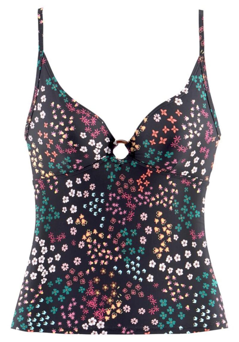 s.Oliver Tankini top 'Milly'  galben / verde / roz / negru