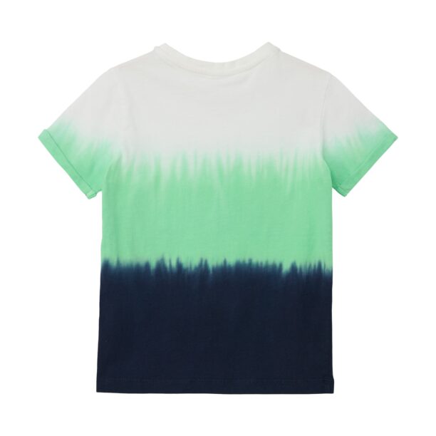 s.Oliver Tricou  bleumarin / verde deschis / alb