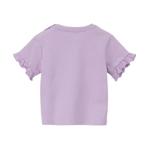 s.Oliver Tricou  galben pastel / mov lavandă / roz / alb