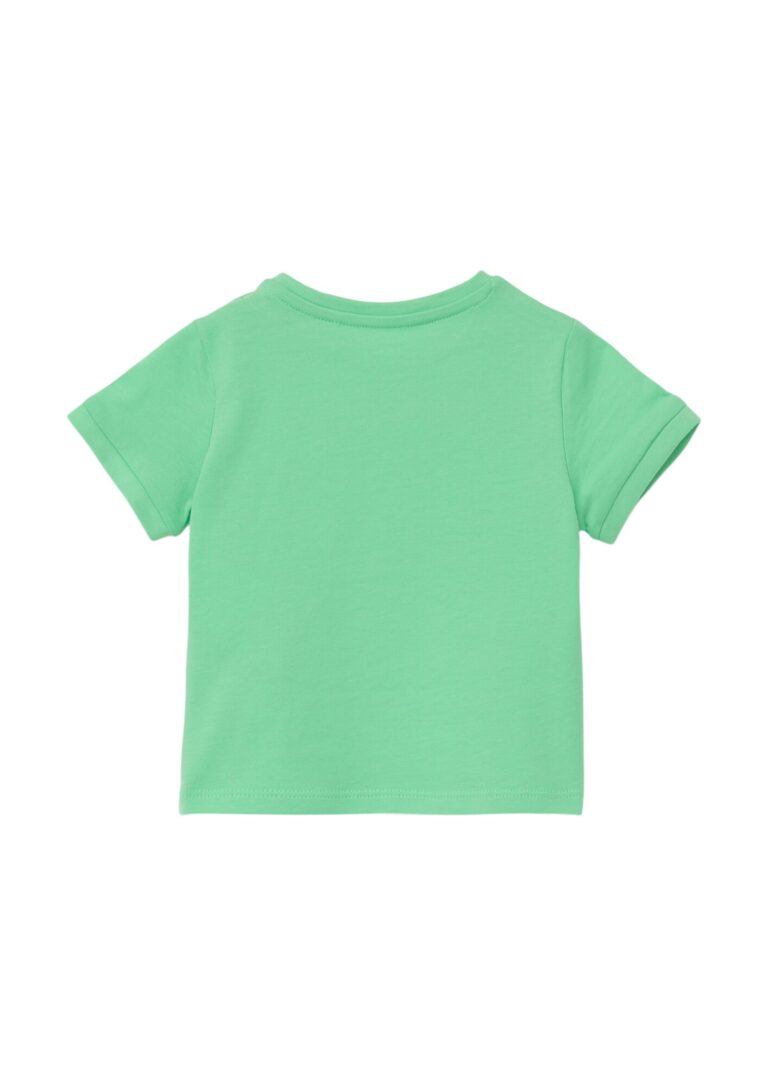 s.Oliver Tricou  gri / verde stuf / verde deschis / alb