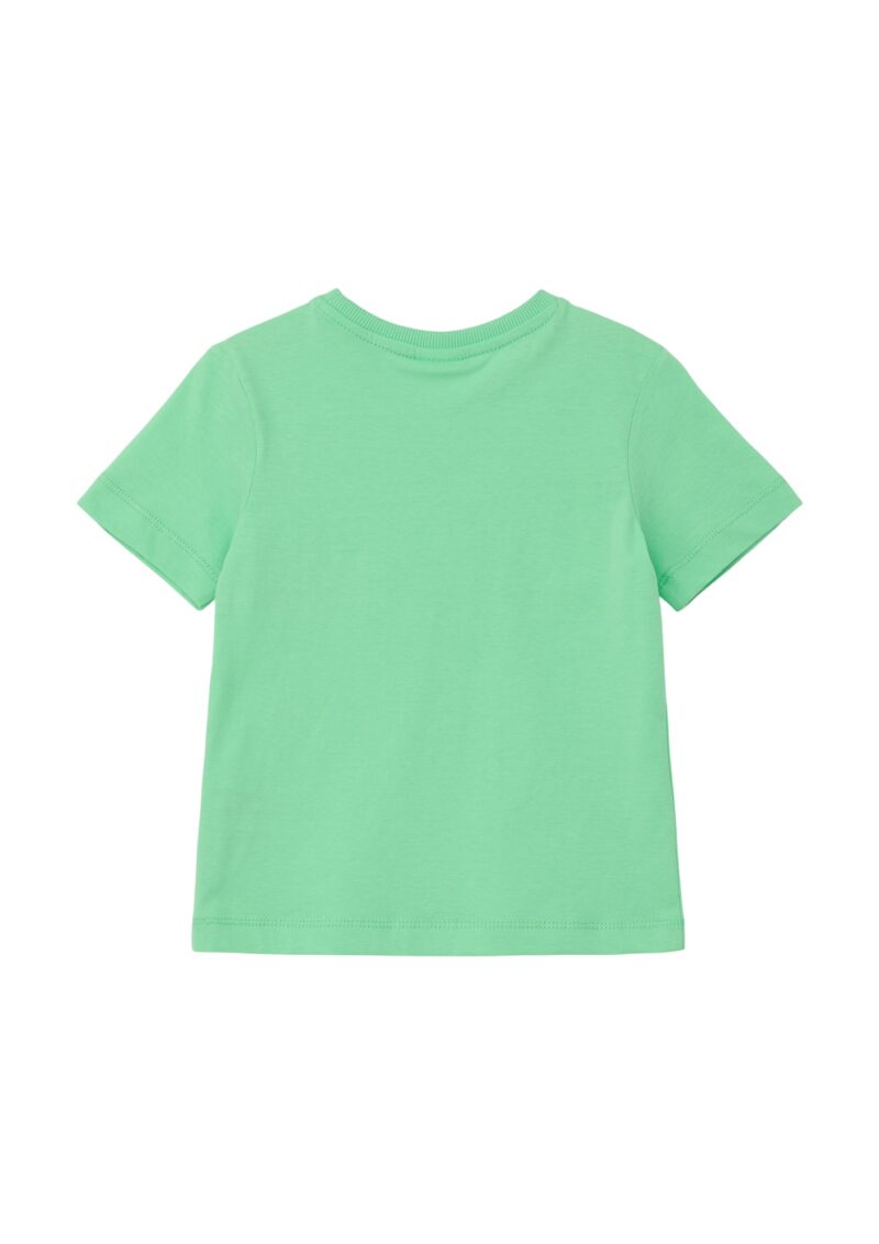 s.Oliver Tricou  verde deschis / negru / alb