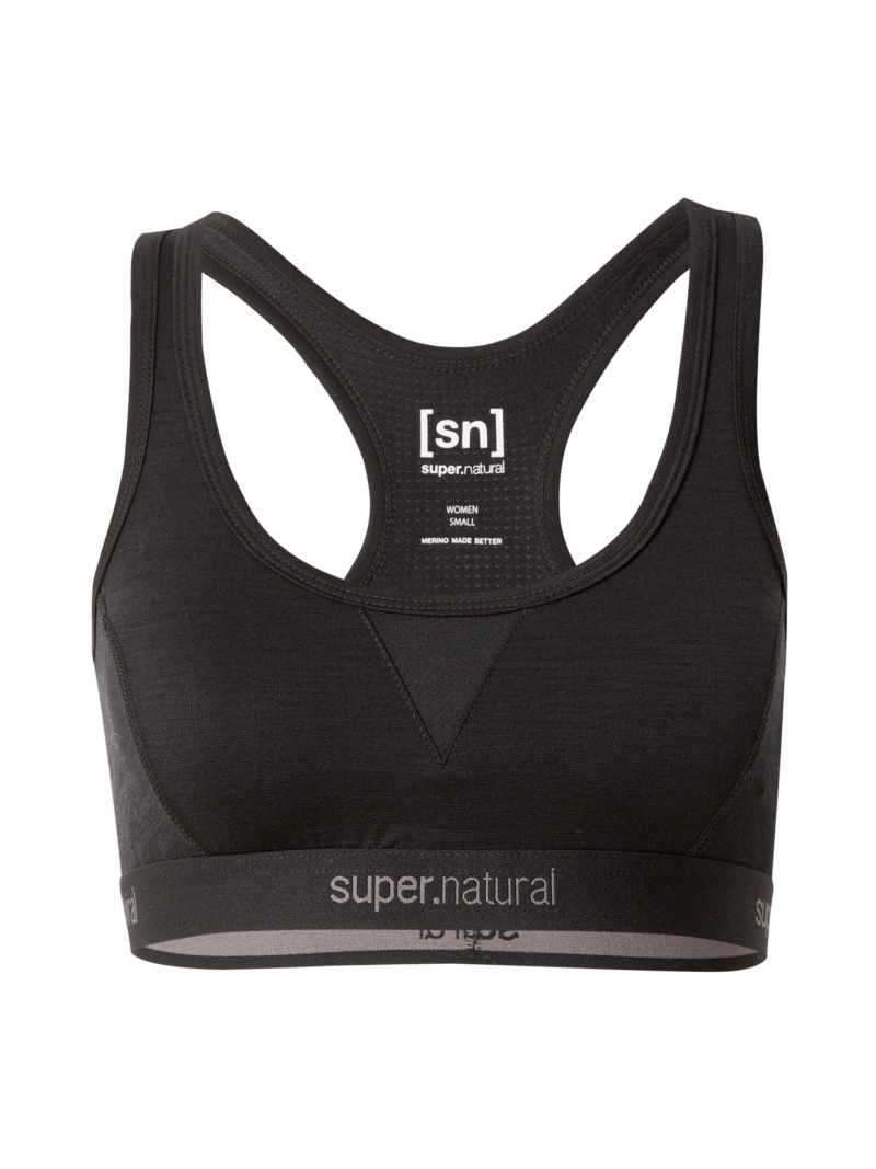 super.natural Sutien sport 'TUNDRA220'  gri / negru