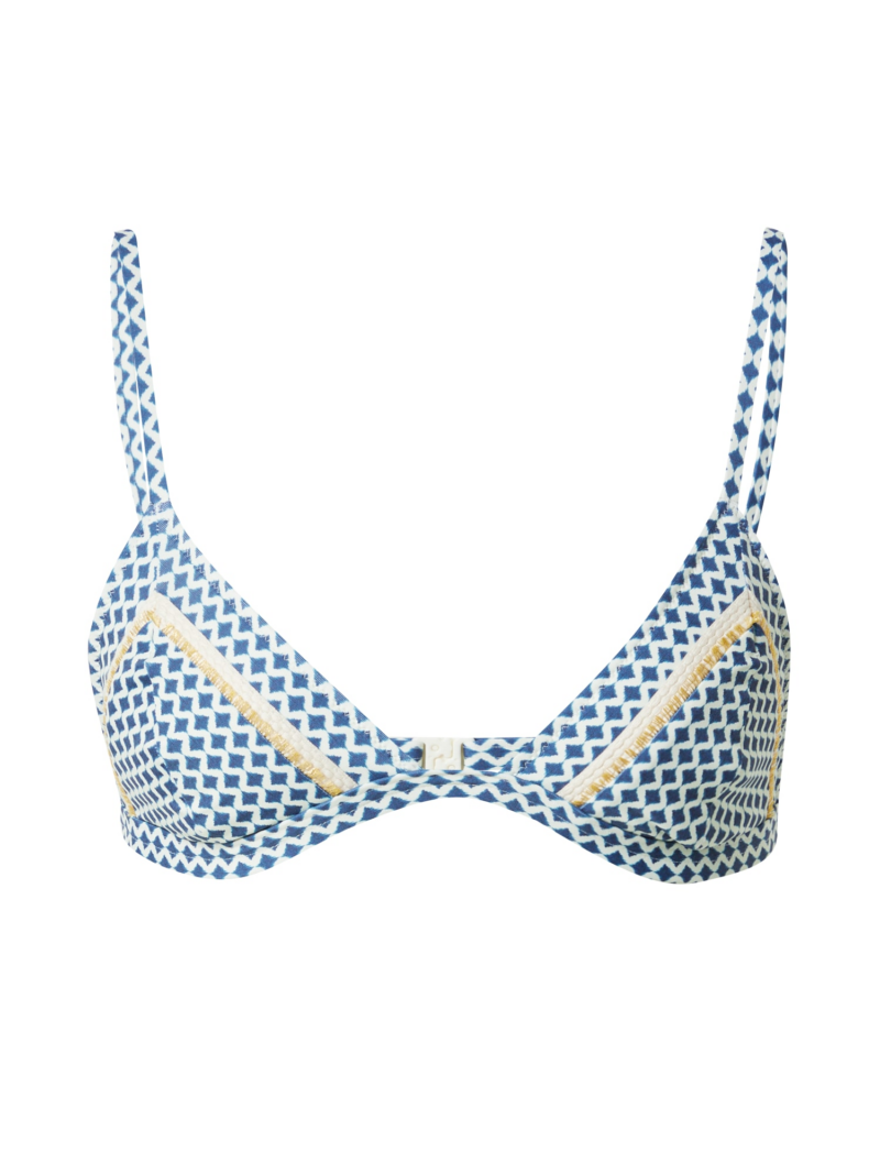 watercult Sutien costum de baie 'Nautic Call'  crem / bleumarin / galben