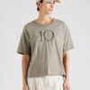 10Days Tricou  kaki / negru