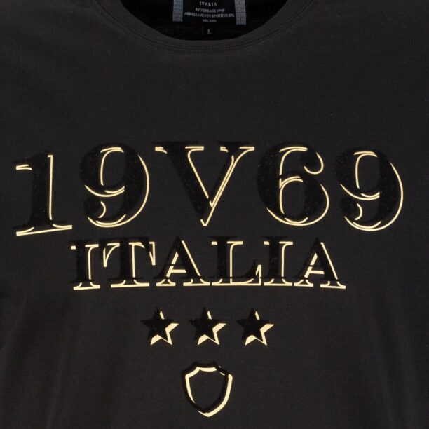 19V69 ITALIA Tricou  negru preţ