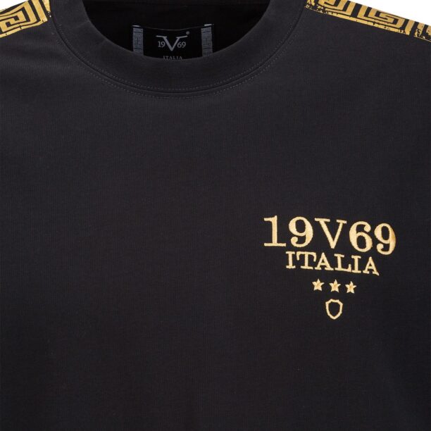 19V69 ITALIA Tricou  negru preţ