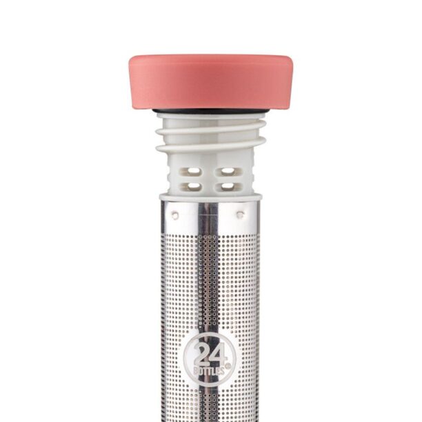 24bottles - Infuzor pentru sticlă thermos Clima Infuser Lid Light Pink Infuser.Lid.Light.Pink-Light.Pink