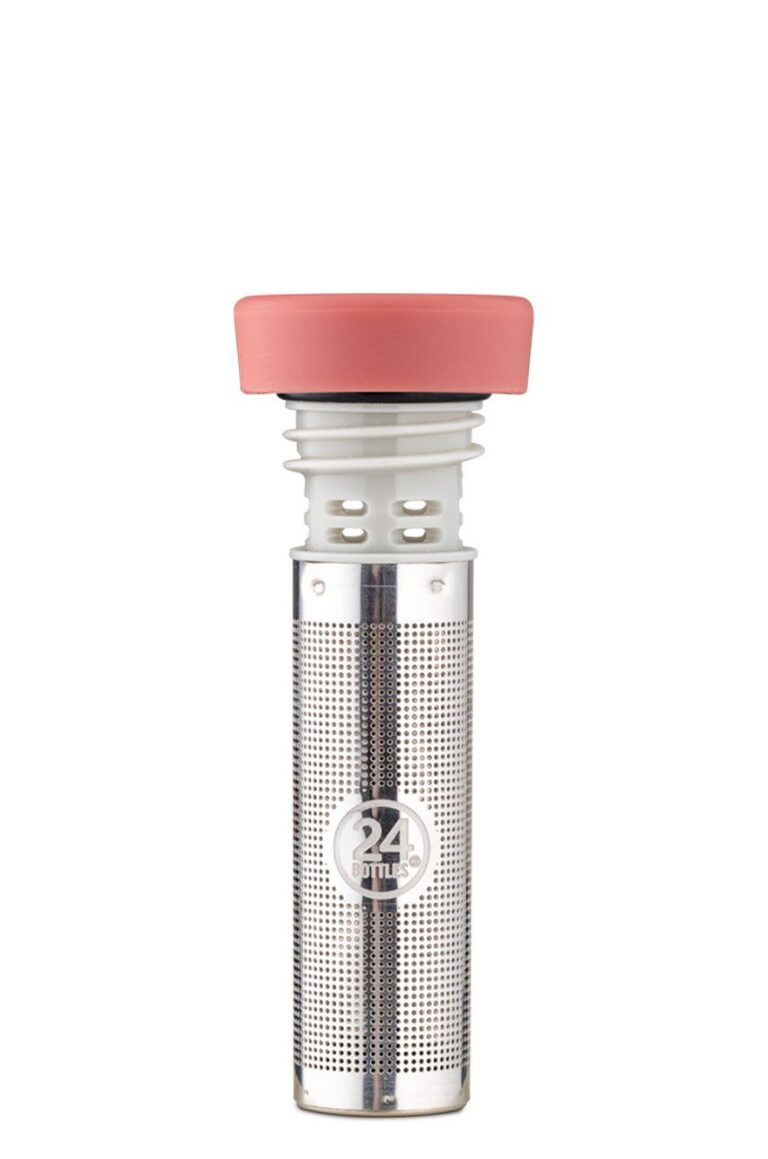 24bottles - Infuzor pentru sticlă thermos Clima Infuser Lid Light Pink Infuser.Lid.Light.Pink-Light.Pink