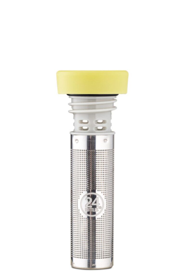 24bottles - Infuzor pentru sticlă thermos Clima Yellow Infuser.Lid.Lgt.Yellow-Lgtyellow