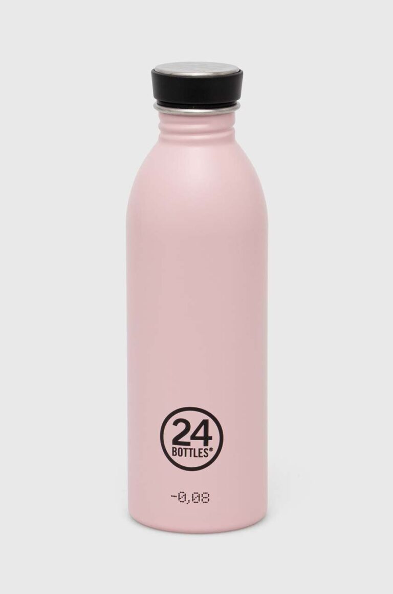 24bottles sticlă Urban Bottle Candy Pink 500 ml Urban.Bottle.050.Candy-CandyPink