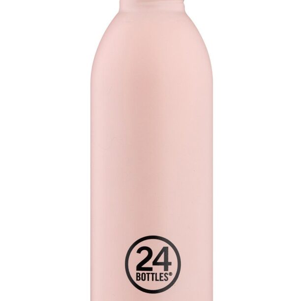 24bottles - sticlă Urban Bottle Dusty Pink 500ml Urban.500ml.Dusty.Pink-Dusty.Pink