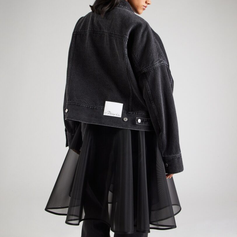 3.1 Phillip Lim Geacă de primăvară-toamnă 'BOXY'  negru preţ