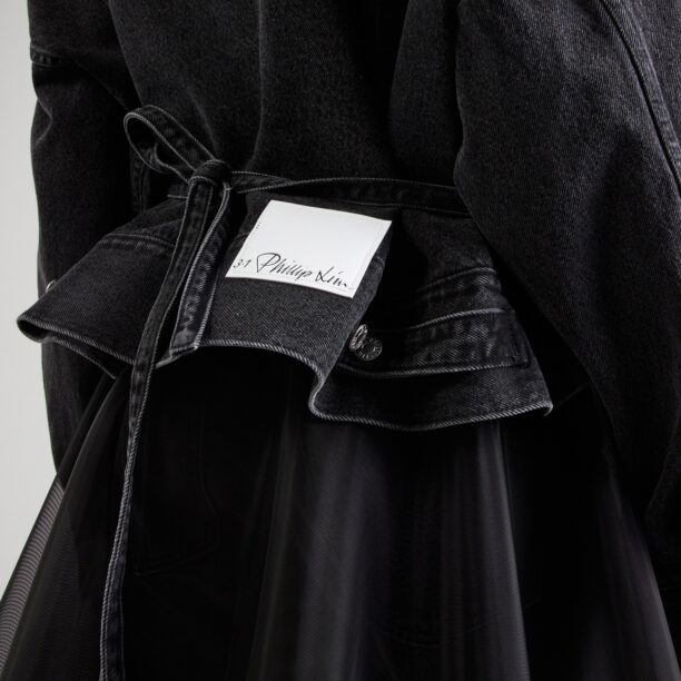 Preţ 3.1 Phillip Lim Geacă de primăvară-toamnă 'BOXY'  negru