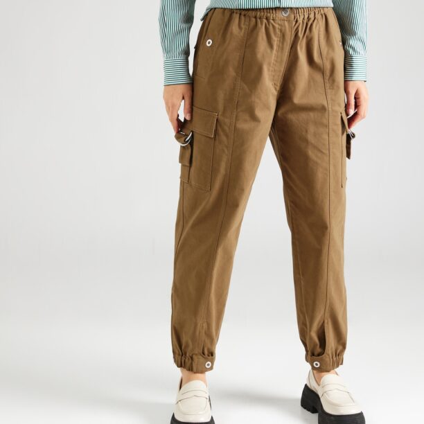 3.1 Phillip Lim Pantaloni cu buzunare  maro