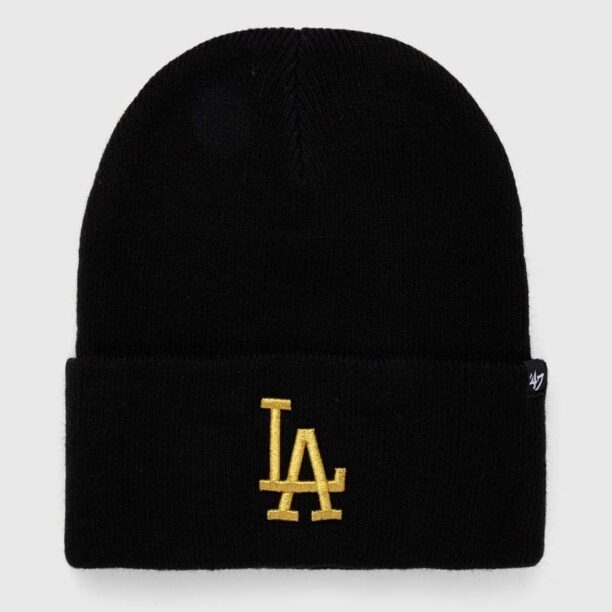 47brand caciula MLB Los Angeles Dodgers culoarea negru