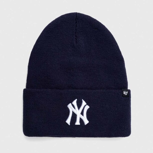 47brand caciula MLB New York Yankees Haymaker culoarea albastru marin