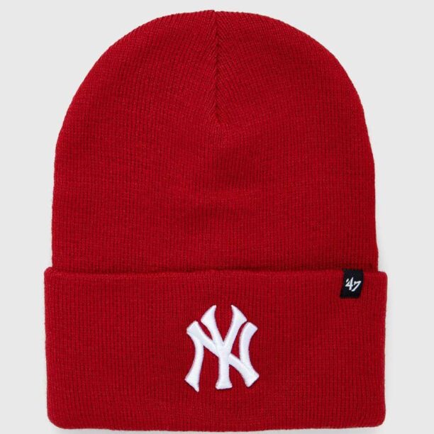 47brand caciula MLB New York Yankees culoarea rosu