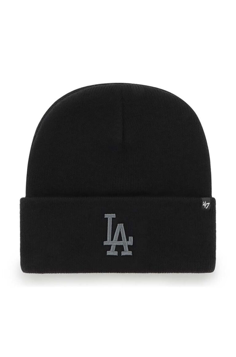 47brand caciula Mlb Los Angeles Dodgers culoarea negru