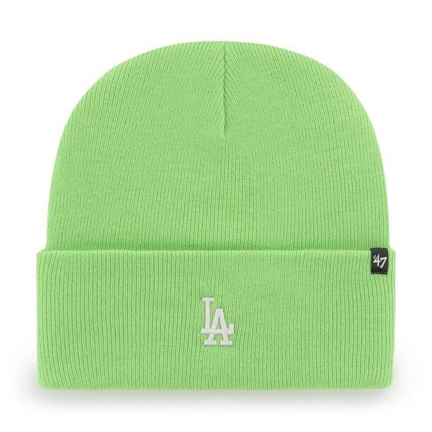 47brand caciula Mlb Los Angeles Dodgers culoarea verde