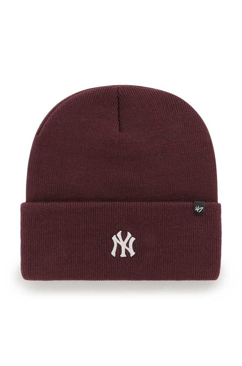 47brand caciula Mlb New York Yankees culoarea bordo