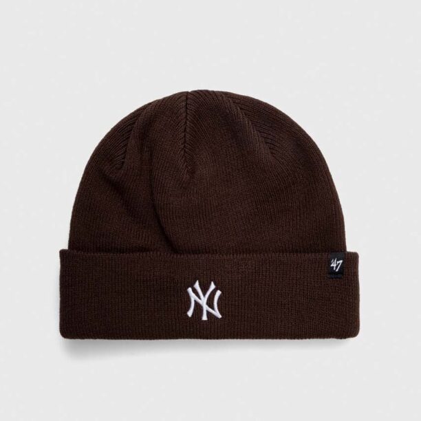 47brand caciula New York Yankees Randle culoarea maro