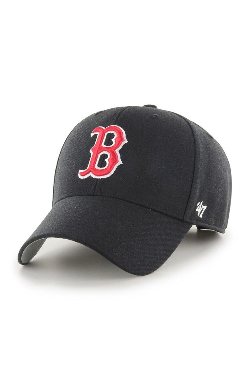 47brand șapcă MLB Boston Red Sox culoarea negru