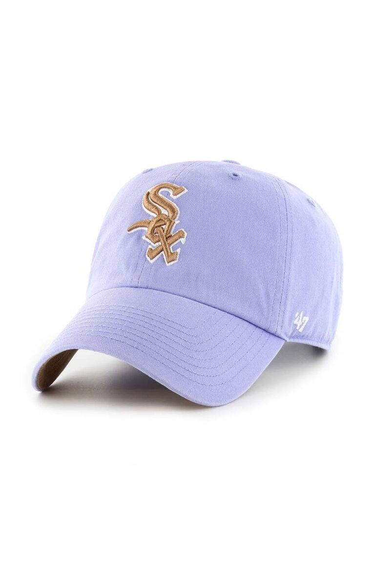 47brand sapca MLB Chicago White Sox culoarea violet