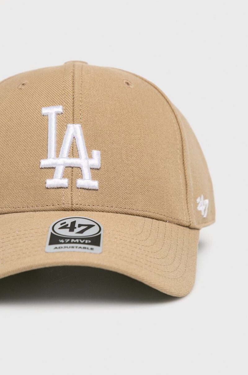 47brand șapcă MLB Los Angeles Dodgers B-MVP12WBV-KHC preţ