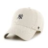 47brand șapcă MLB New York Yankees culoarea alb