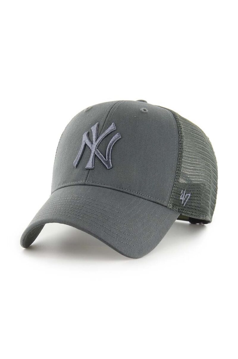 47brand șapcă MLB New York Yankees culoarea gri