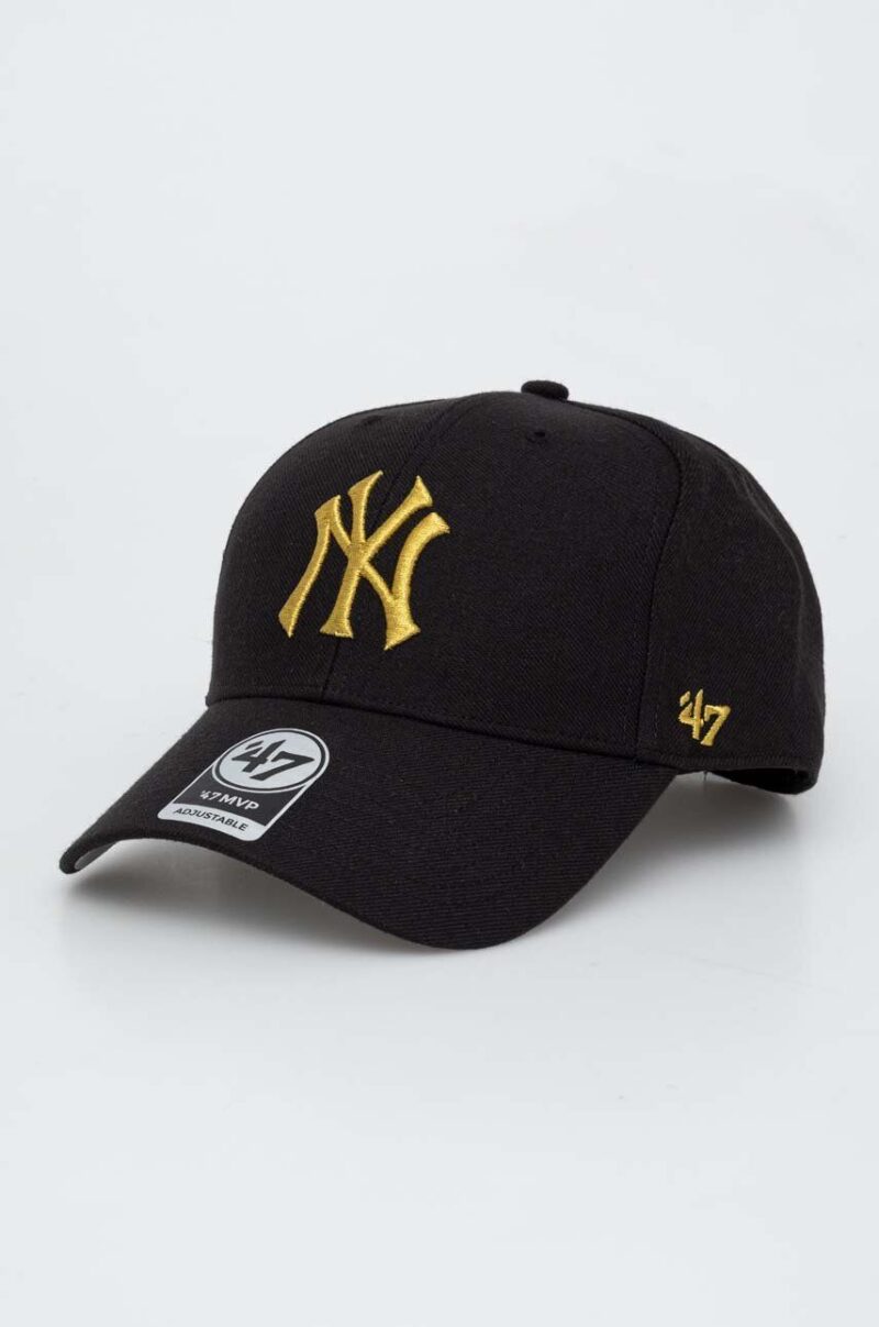 47brand sapca MLB New York Yankees culoarea negru